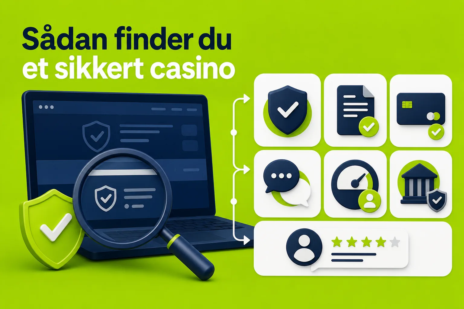 Saadan finder du et sikkert casino